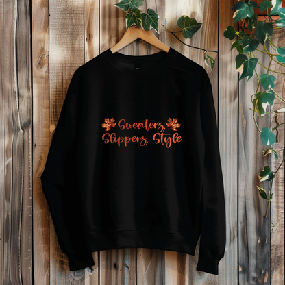 Sweaters, Slippers, Style Sweatshirt | Chic Fall Fashion | Cozy Aesthetic Sweater